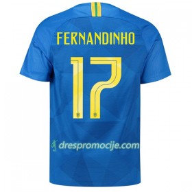 Brazil Dres Fernandinho 17 Gostujući Svjetsko prvenstvo 2018